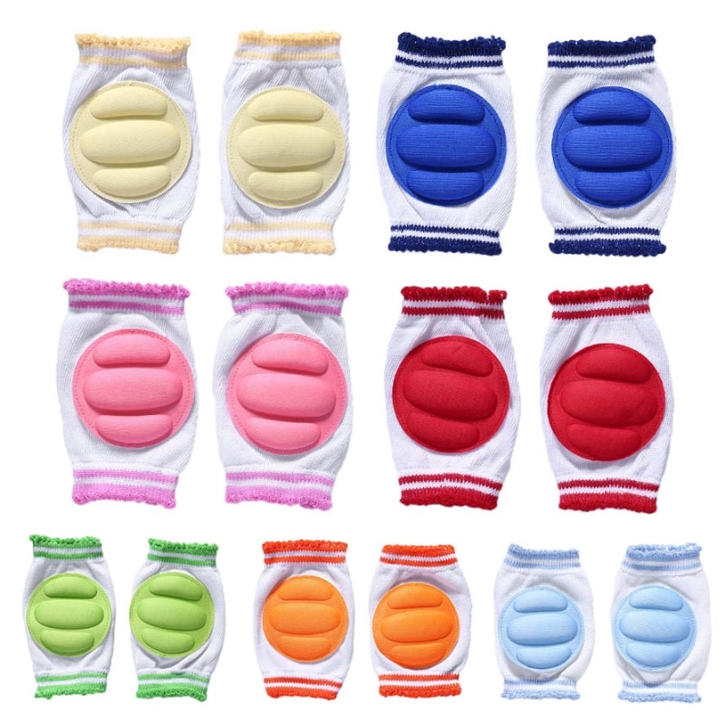 Kids Kneecap Breathable Knees Protector Crawling Leg Pads Elbow Cushion Toddlers