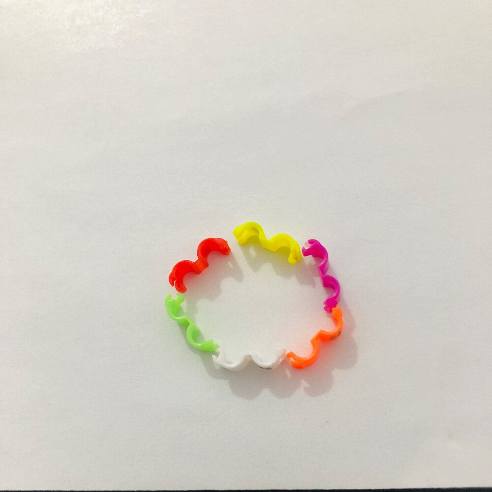 60 Pcs Inner 2.7/ 3/4/4.5/5Mm Kanarie Clip Ring Bird Pigeon Parrot Been Ringen Kleine Vogels Voet Ringen Mix Kleur Vogel Ring