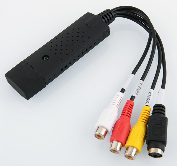 USB 2.0 Video Adapter with Audio Capture Card TV DVD VHS Video DVR Capture with Audio