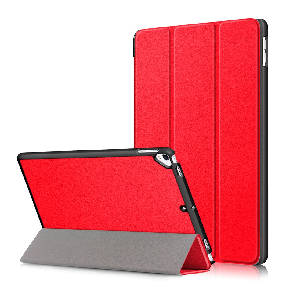 Funda para iPad 10,2 7th Generation A2200 A2198 A2232 Funda inteligente Funda magnética plegable para iPad 8 10,2: Rojo