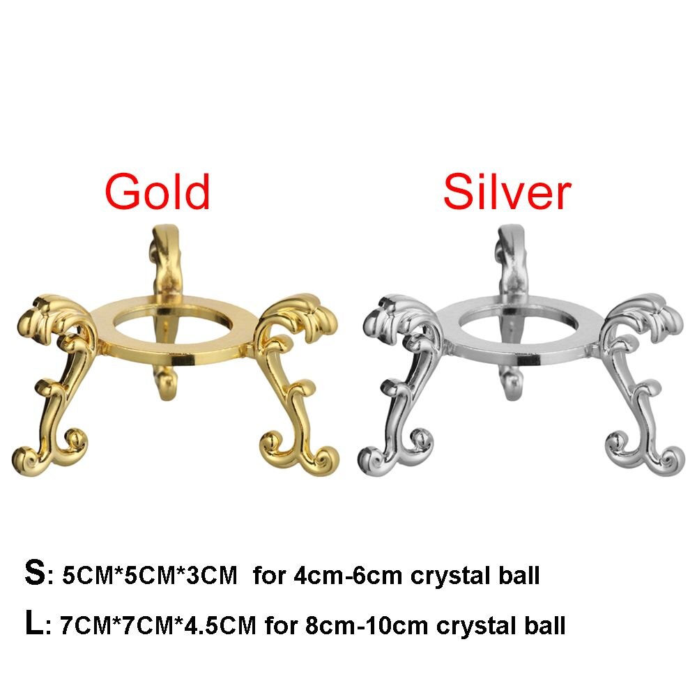 Metall Kristall Ball Basis Hexagon/Krone/Ei bilden Kugel Stein Unterstützung Anzeige Stand Figur Halfter Heimat Dekor Schreibtisch ornamente