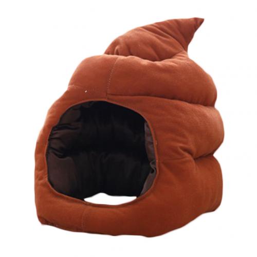 Cute Salt Fish Shape Soft Warm Earflap Hat Beanie Cap Party Photo Props: Poop