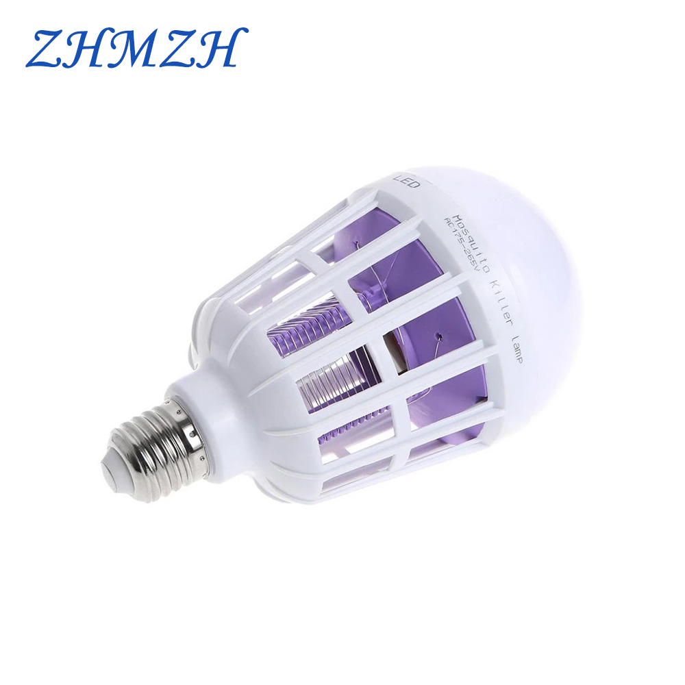 Ac220v uv-ledlampen, 9w muggenverdelgingslampen, led-muggenverdelgingslamp met elektrische schok, muggenval, insectenverdelgingslamp