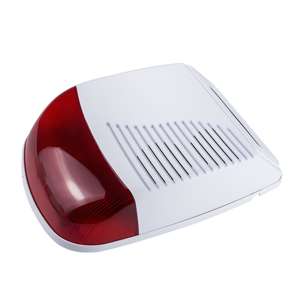 Awaywar 433MHz Wireless Solar outdoor Siren light Flash Strobe Waterproof Alarm for Home Security Alarm System Smart Burgl