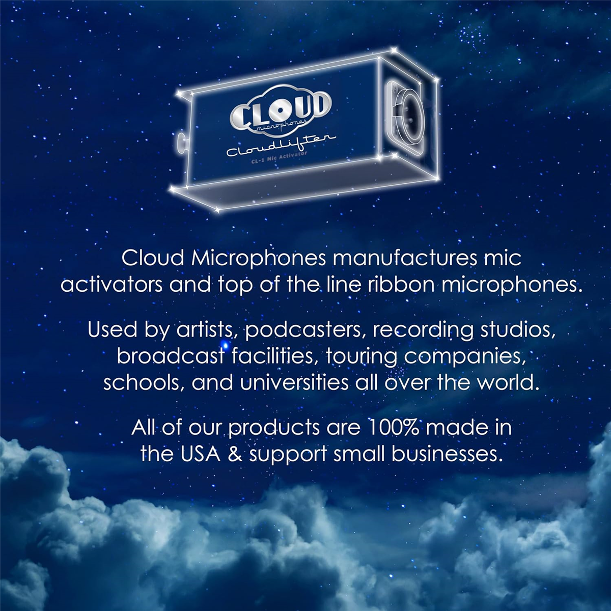 Cloud Microphones - Cloudlifter CL-1 Microphone Activator - Ultra-Clean Microphone Preamp Gain