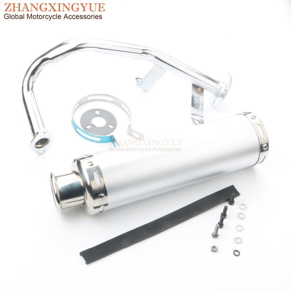 Scooter 88 X 300mm muffler exhaust pipe for ATU Level 100 50cc China GY6 139QMA 139QMB 4 stroke (ZS50QT) 4-stroke