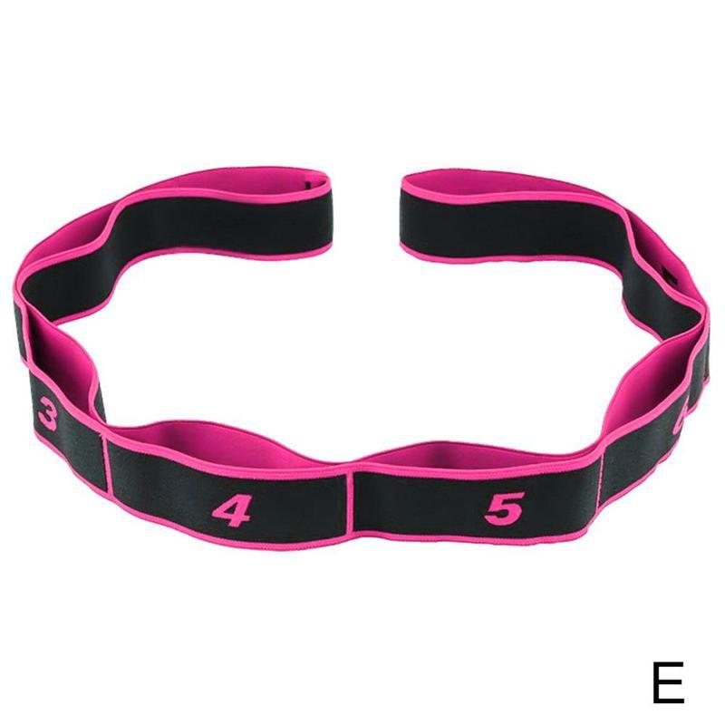 Yoga Pull Riem Riem Resistance Bands Latex Elastische Gymnastiek Band Fitness Thuis Training Stretching Fitness Workout Pilatus M7U9: Pink