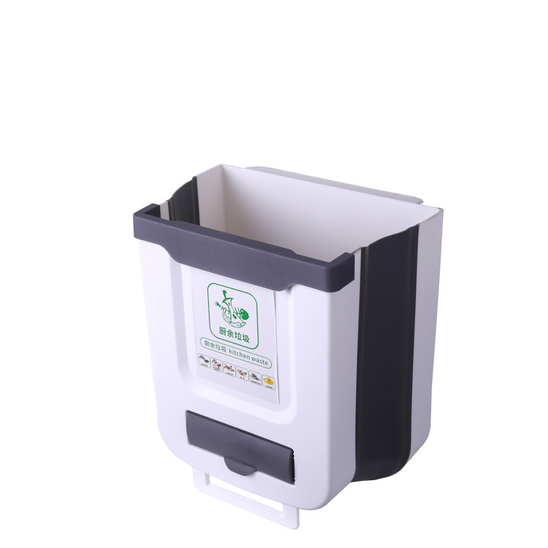 Cubo de basura plegable para coche, accesorio para Camping, gran capacidad, Material PP, fácil de limpiar, para caravana, autocaravana, casa, coche, cocina