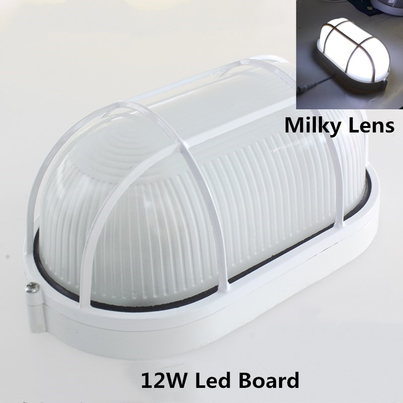 Outdoor Waterdichte IP65 Wandlamp Moderne LED Wandlamp Binnen Blaker Decoratieve verlichting Veranda Tuinverlichting Wandlampen 12W: Warm White (2700-3500K) / WHITE