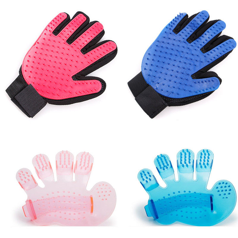 Cepillo para quitar el pelo de animales, guantes anti-mordedura para peinar, guantes de masaje para limpieza de perros, guantes para pelo de gato, productos de belleza
