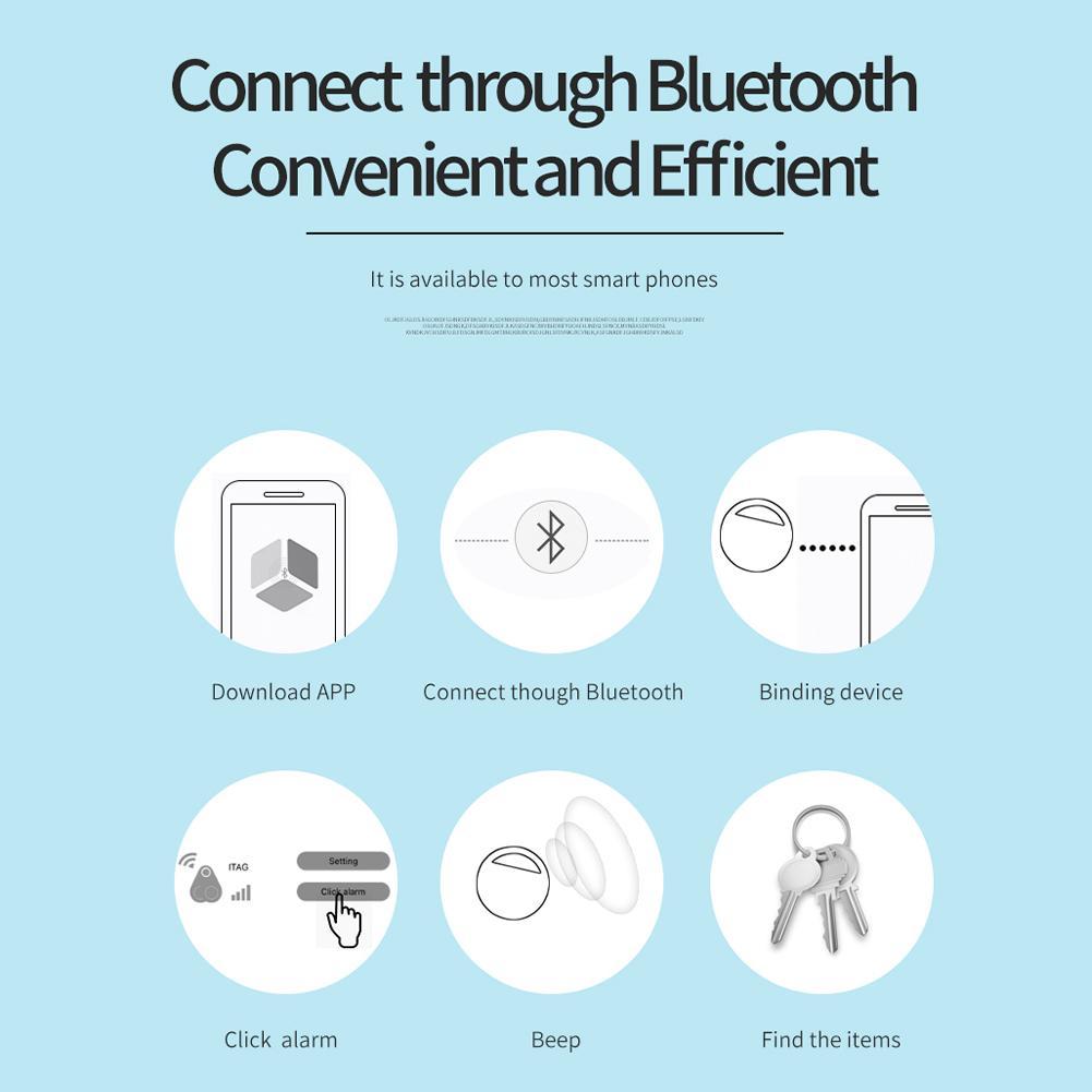 Key Finder Tracker Mini GPS Bluetooth 4.0 Tracking Finder Device Auto Car Pets Kids Motorcycle Track