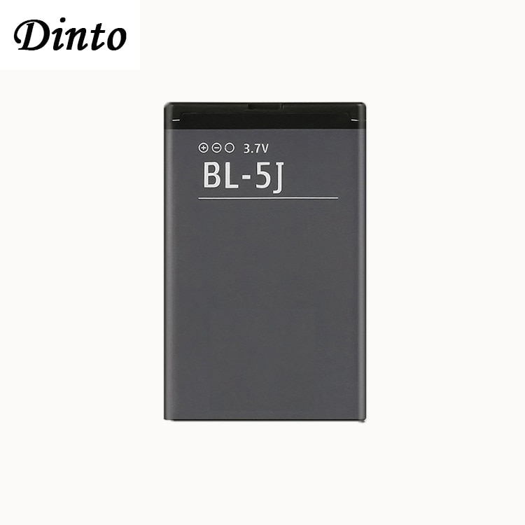 Dinto 1pc 1320mAh BL-5J BL5J BL 5J Telefoon Batterij voor Nokia 5230 5233 5800 3020 XpressMusic N900 C3 lumia 520 525 530 5900