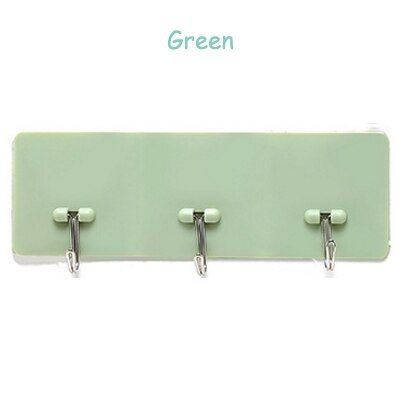 Syth 3 Stks/set Zelf Badkamer Keuken Wolken Hanger Zelfklevende Haken Stick Op Wall Opknoping Deur Kleren Handdoekhouder Rekken: Green