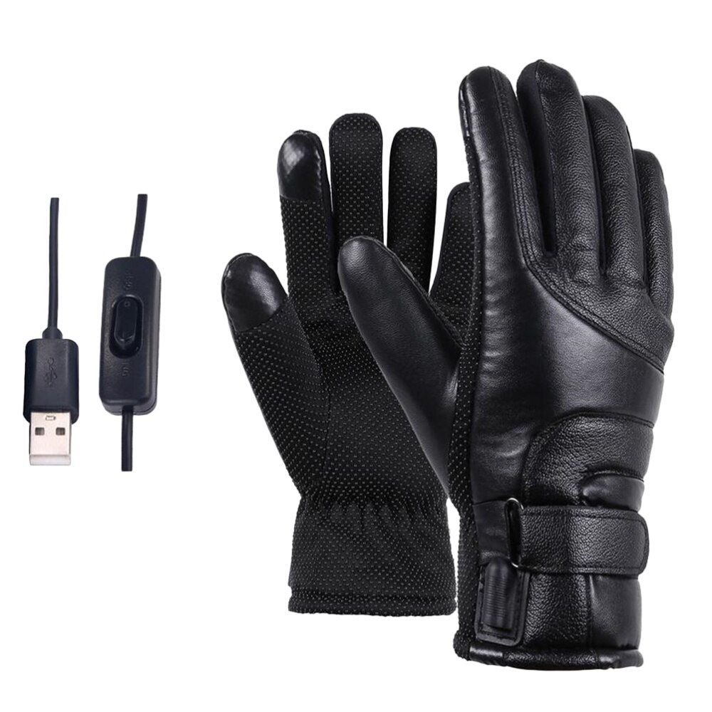 1 Paar Winter Motorrijden Elektrische Verwarming Handschoenen Warme Handschoenen Usb Hoge Warmte Constante Temperatuur Thermische Verwarming Handschoenen Fo: Picture 1