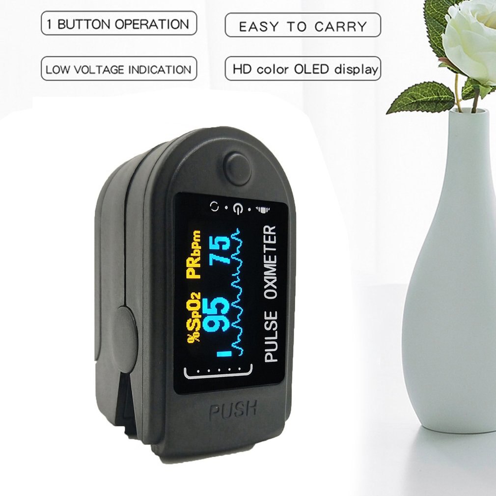 Oxímetro de pulso para dedo, suministros de prevención, pulsómetro, pulsómetro, Napalcowy, Monitor de saturación de frecuencia cardíaca