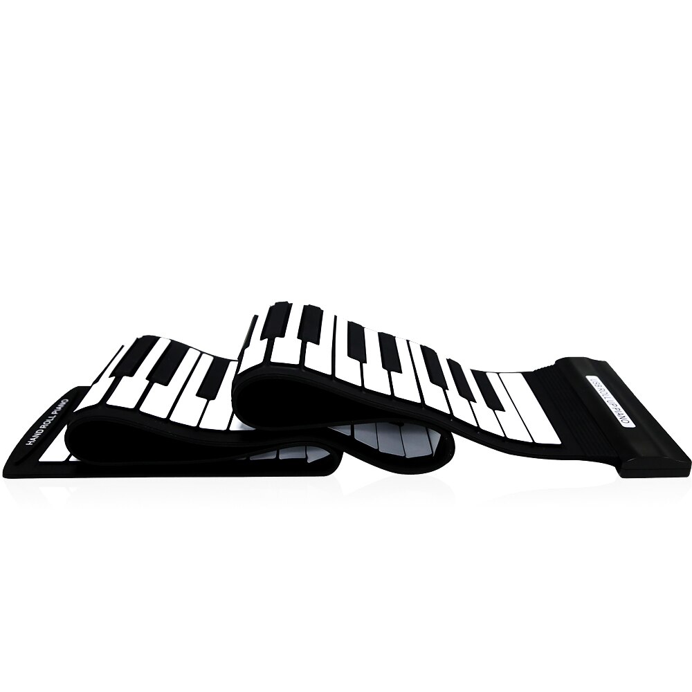 Teclado electrónico de Piano con 88 teclas enrolladas, Piano Flexible de silicona + Pedal de apoyo MIDI con altavoz fuerte, de cumpleaños para niños