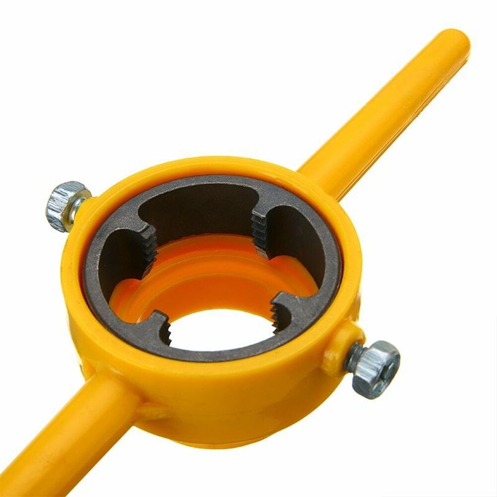 6pcs Manual Pipe Threader Powerful 1/2 3/4 1 Inch Plumbing PVC Thread Tool Maker Screw Die Set Hand Tool Easy Apply