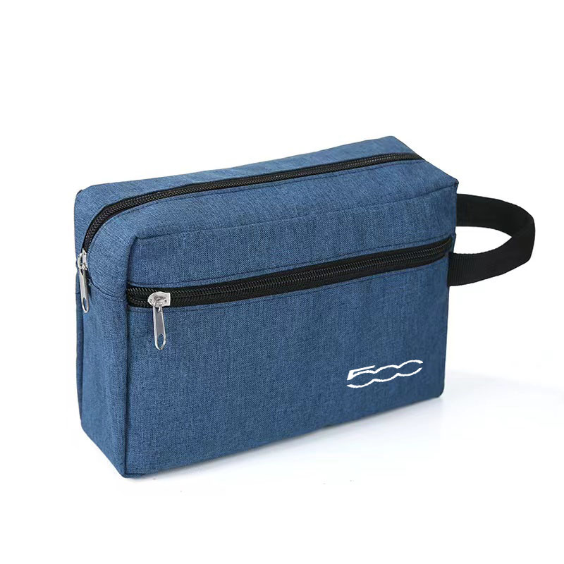 Portable Auto Opbergdoos Organizer Opbergen Opruimen Tas voor 500 500C 500X 500L 500e Abarth 695 Auto Accessoires: Blauw