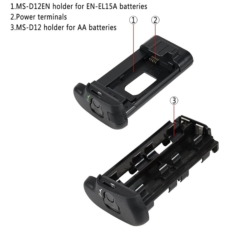 MB-D18 Verticale Battery Grip Compatibile Nikon D850 Fotocamera Digitale