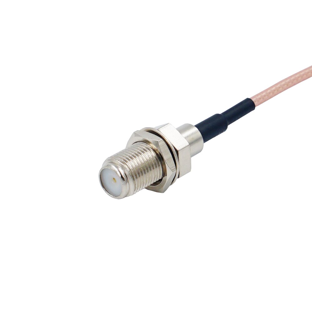 RF coaxial coax cable F female to MCX male Right Angle RG316 10-50CM Antenna Extender Cable Adapter Jumper for SDR