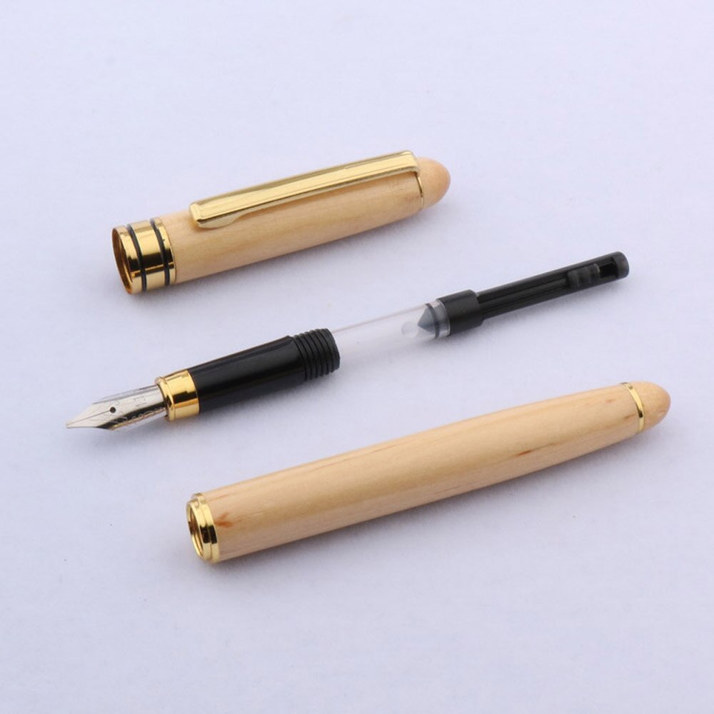 Entenschnabel gotisch parallel Brunnen Stift Kunst Blume Flache poesie goldene weiß holz tinte stifte Büro liefert neue