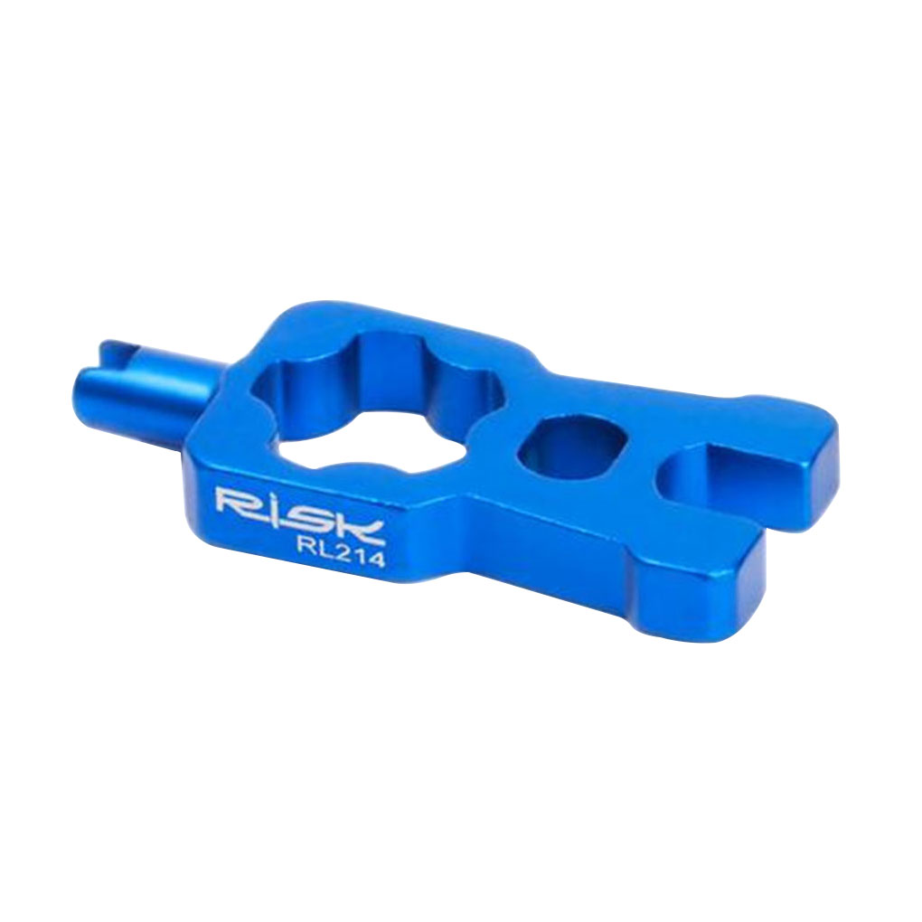 Aluminium Ventiel Remover Ventiel Sleutel Multifunctionele Fiets Ventiel Verwijderen Tool Fiets Reparatie Tool: Default Title