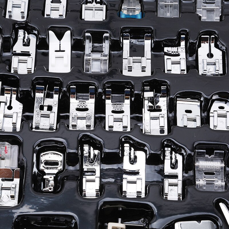 48pcs Sewing Machine Presser Foot Feet Kit Set With Box Brother Singer Janom Sewing Machines Presser Foot Tools Sewing Tools