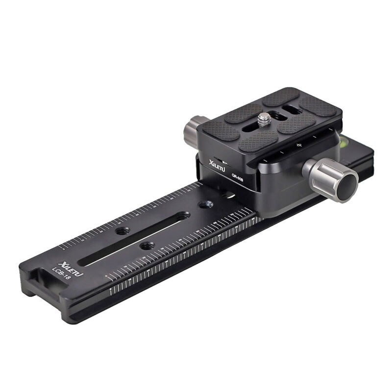 XILETU LCB-18B Camera Track Dolly Slider Clamp Tripod Head Rail Dolly for DSLR Video Camcorder DV Filmmaking Track