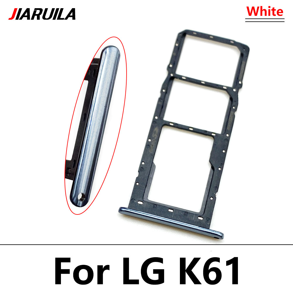 Original Micro Nano SIM Card Holder Tray chip slot drawer Holder Adapter Socket For LG K22 K42 K52 K41S K51 K61 K62