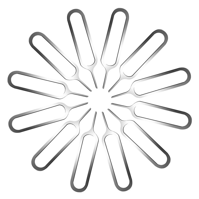 10Pcs/lot Universal Sim Card Tray Pin Ejecting Removal Needle Opener Ejector For Mobile phone