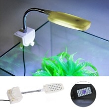 LED Fishbowl Light 4 Blue + 28 White AC220V LED Aquarium Light Lamp For Coral Reef Aquatic EU Plug Fish Tank Ornament