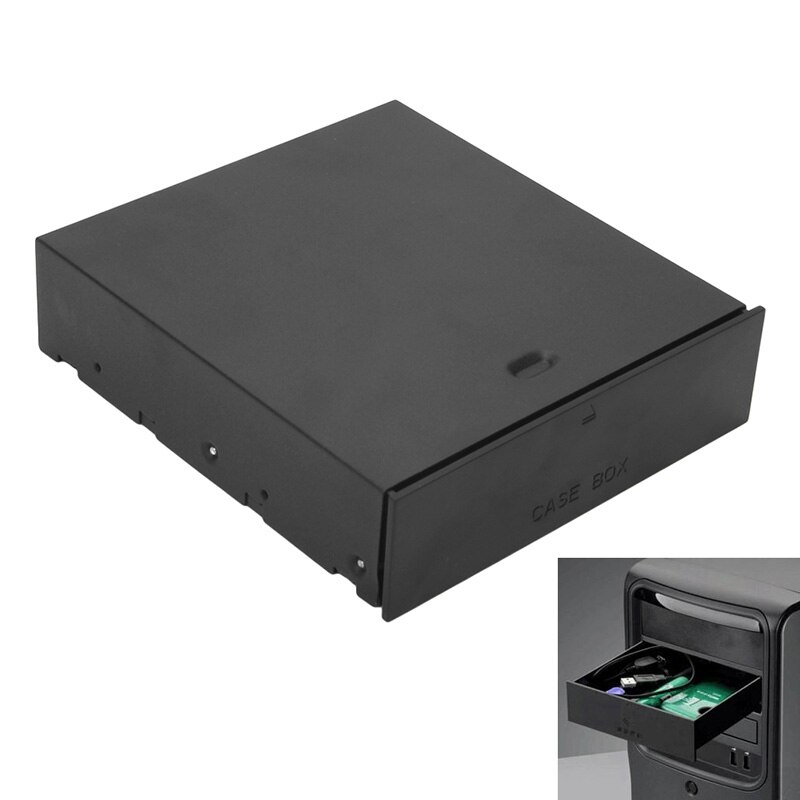 Caja externa de disco duro HDD de 5,25 pulgadas, estante de cajón en blanco móvil para PC de escritorio