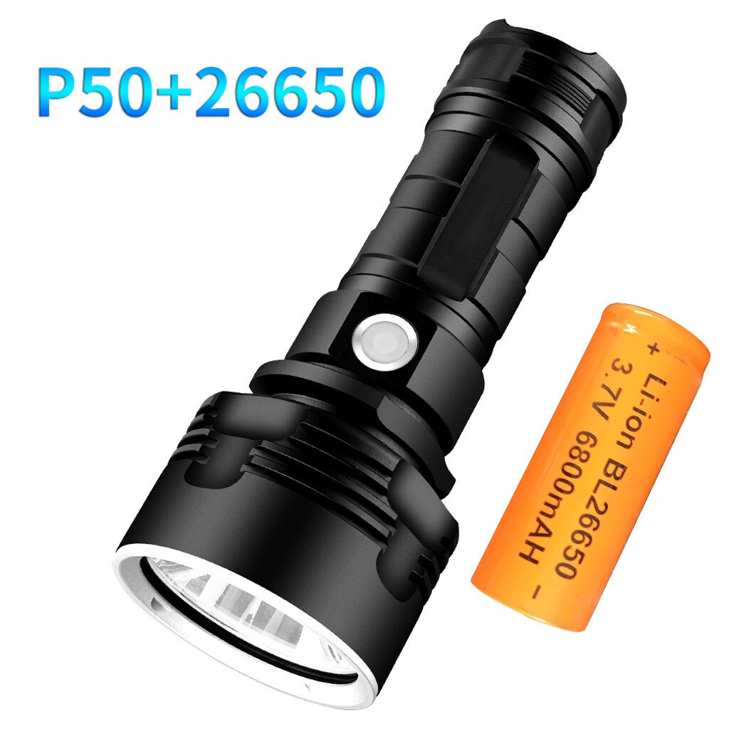 Xlm -p70 tehokas led -taskulamppu xhp 50 taskulamppu usb ladattava vedenpitävä lamppu erittäin kirkas 3 valaistustila säädettävä tarkennuspolttimo: B