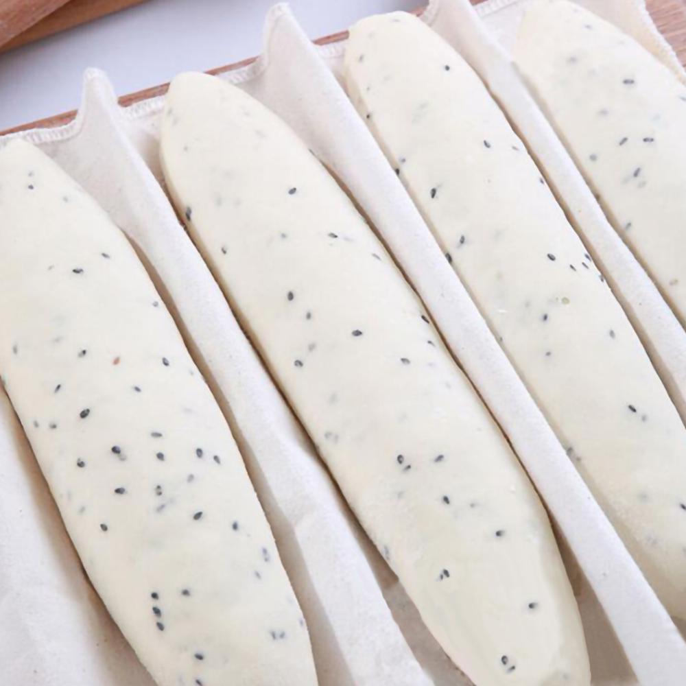 Bakers Dough Couche Proofing Flax Cloth Linen Proving Bread Baguette Flax Cloth Baking Mat Home Baking Pastry Kitchen Tools