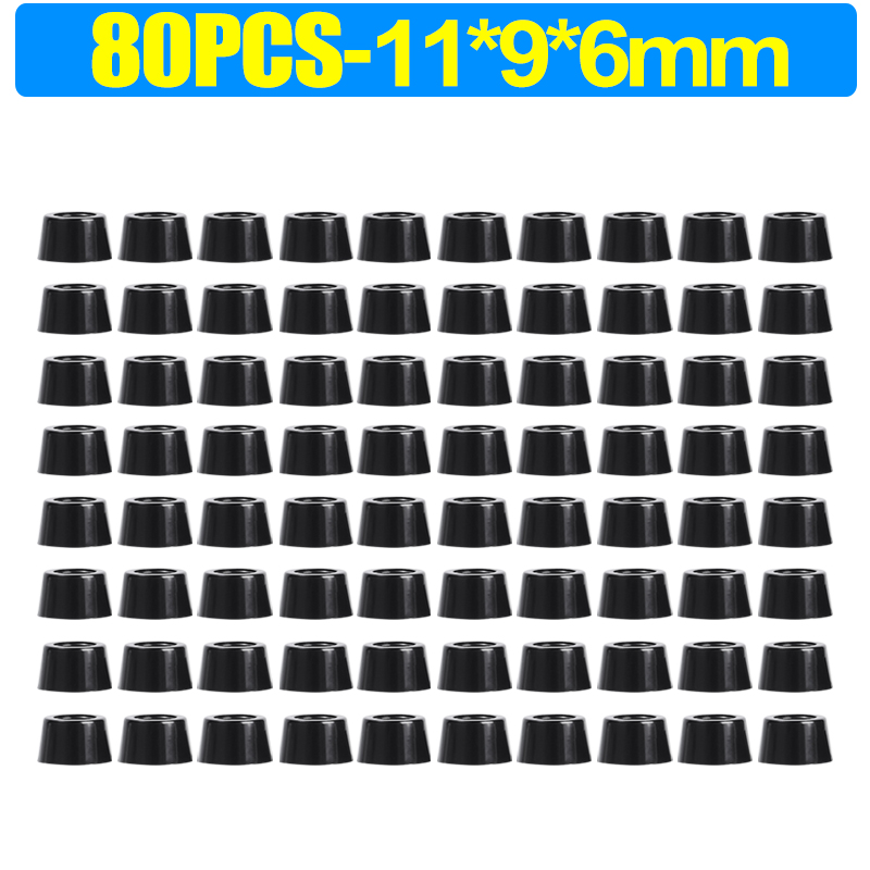 Almohadillas de goma protectores de suelo, tabla de cortar antideslizante, junta de parachoques para muebles, cubierta de pata de silla y mesa, alfombrilla de Hardware para muebles, 8/80 Uds.