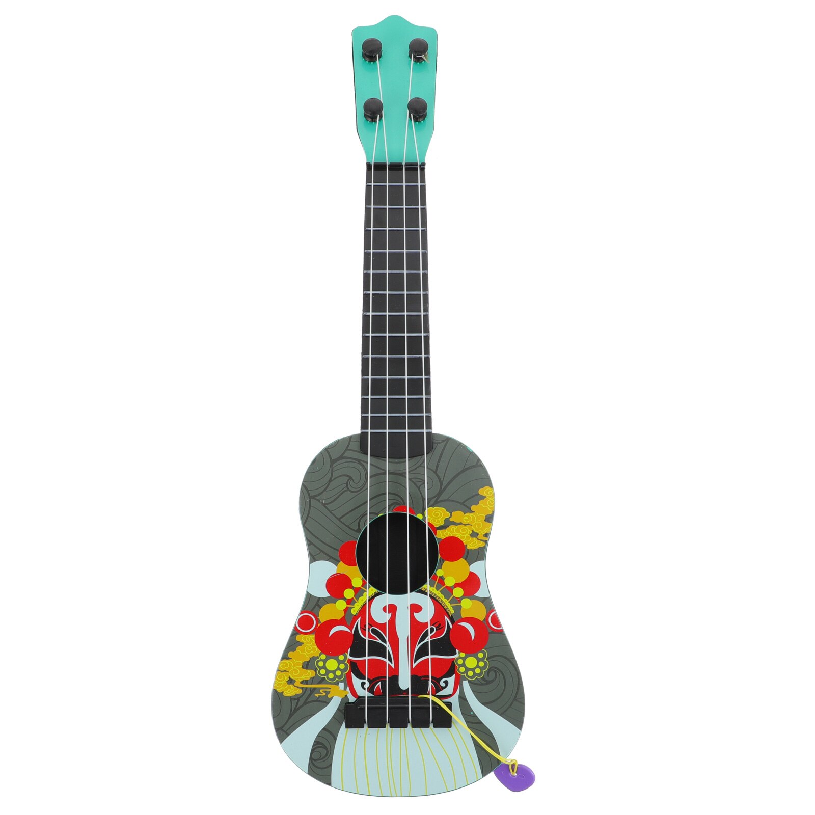 Early Learning Ukulele Kids Guitar Educational Instrument Kid Plaything: Assorted Color