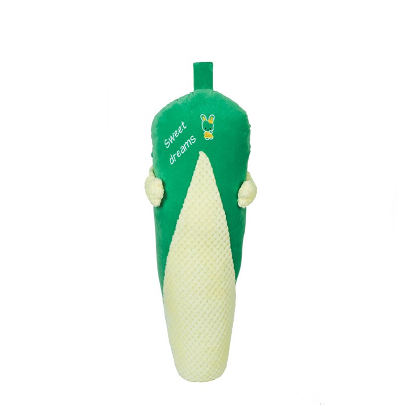 Plys frugter grøntsag lang pude kæmpe bløde planter udstoppet legetøj sove ben pude jordbær ananas kaktus majs gulerod: Gulerod / 130cm