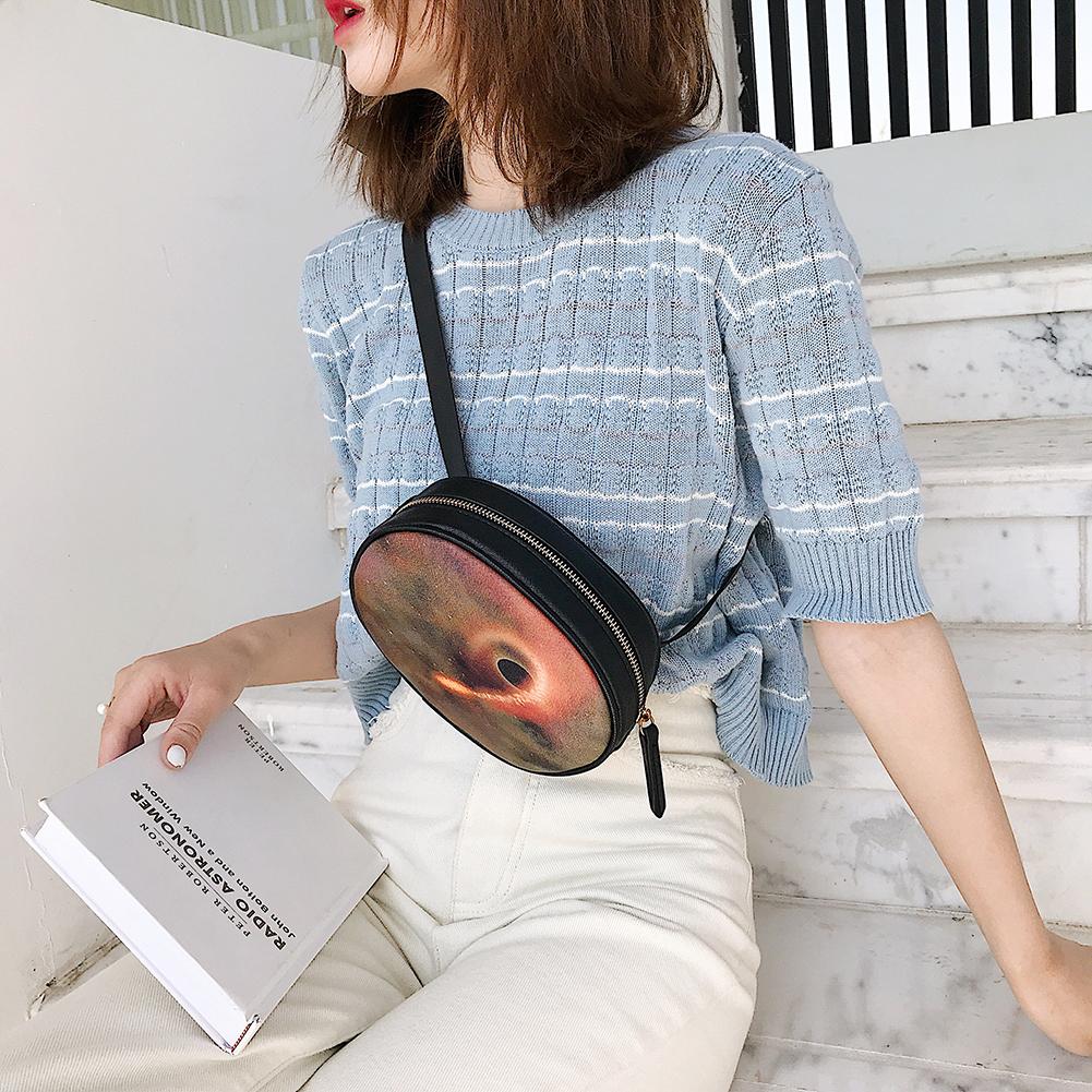 de bolsos de mano de Color al aire libre Casual Fanny Chest Packs mujeres universo estrellas bolsa pequeña bandolera compras
