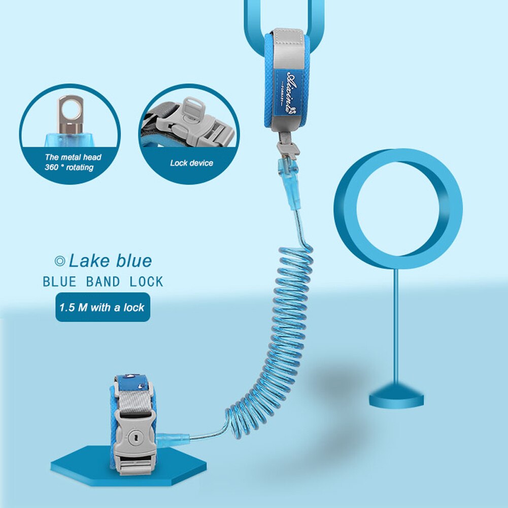 Harnais de sécurité pour enfant, pour bébé, bande de corde de traction anti-perte, 360: C / 1,5m