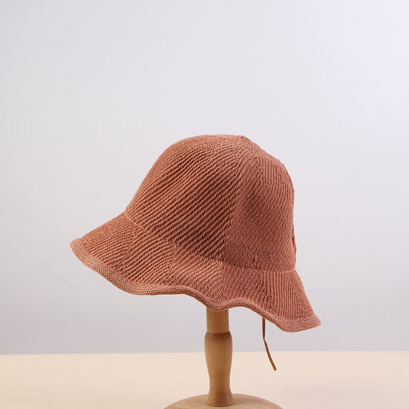 2020 novo estilo cor sólida balde chapéu pescador chapéu de viagem ao ar livre chapéu de sol chapéus para mulher 154