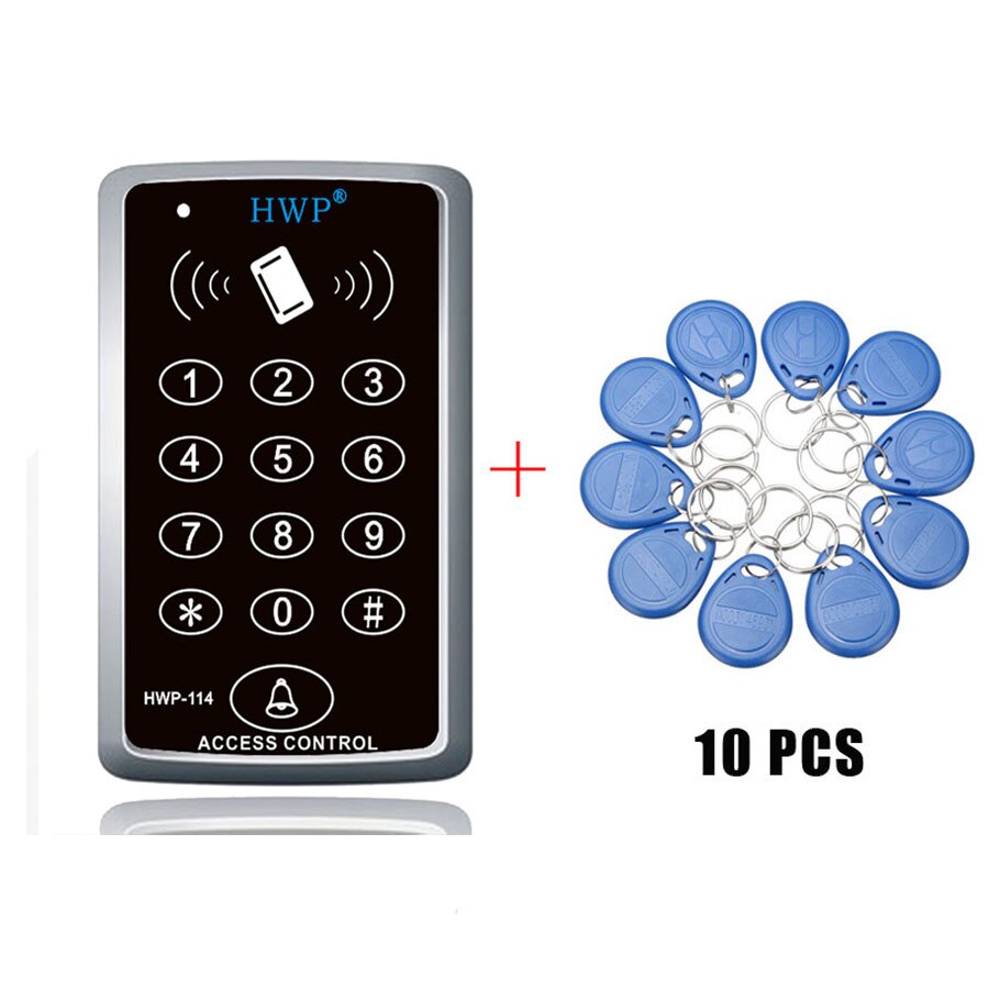 Keypad Access Control RFID Proximity Door Access Control System with master cards function 125KHZ 10 cards free Door keypad