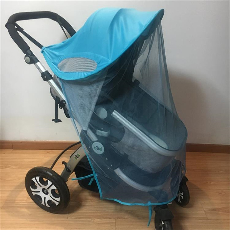 Barnvagn solskydd vagn solskydd himmelskydd för barnvagnar barnvagn vagn barnvagn keps huva barnvagn tillbehör: Blå c