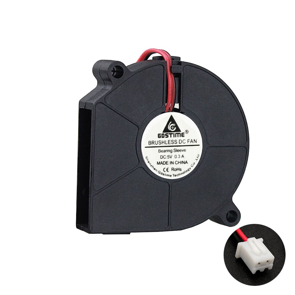 6015 Brushless Turbo Fan DC 5V 12V 24V Blower Cool... – Grandado