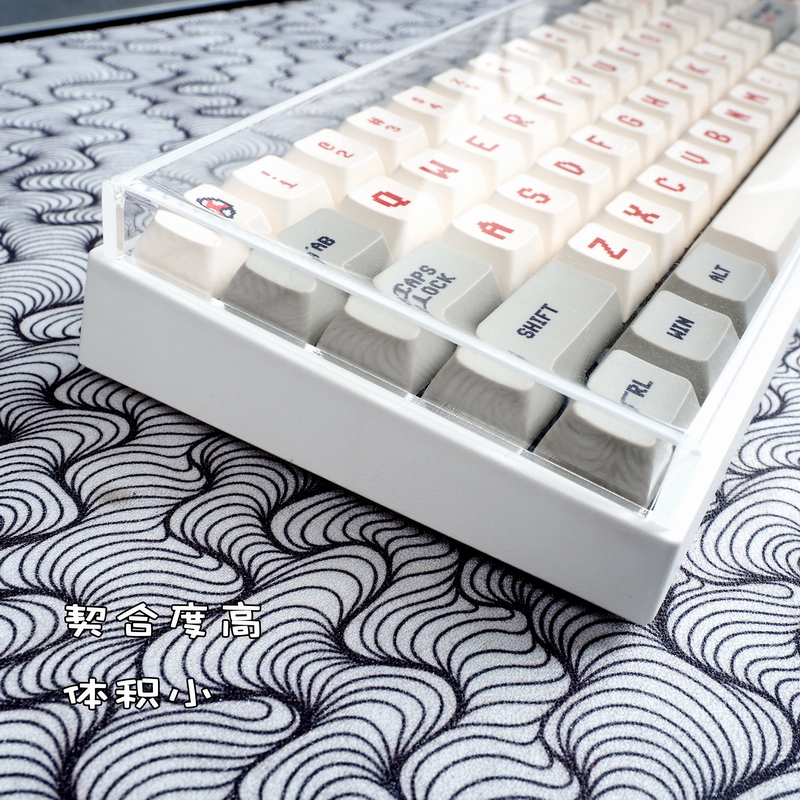 Mechanische Tastatur, Acryl-Staubschutz, Schutzschild, kompatibel mit Layout 60, 68, 84, 87, 101, 108, 96, 64, NJ68 Staubschutz