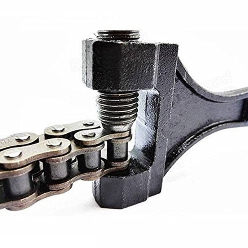 1*Chain Splitter Cutter Breaker Tool Motorcycle Bike Chains 420-530 Breaker Link Splitter Pin Remover Repair Tool Wrench