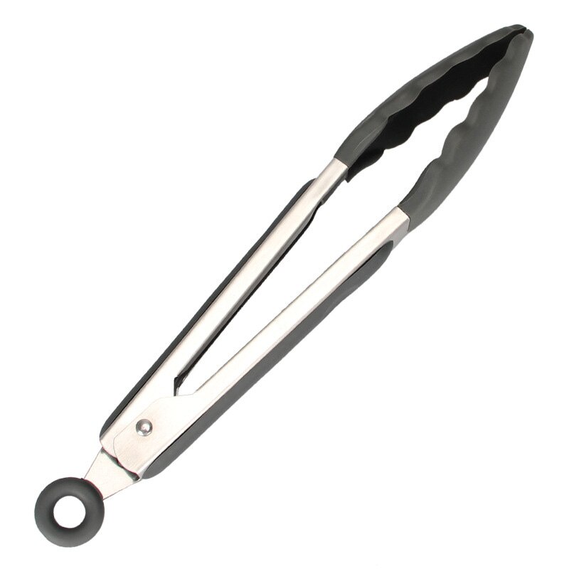 Cooking Silicone Environmental Protection Kitchen Utensil Set Spatula Spoon Kitchen Accessories Cooking Tool Kitchenware: Food tongs