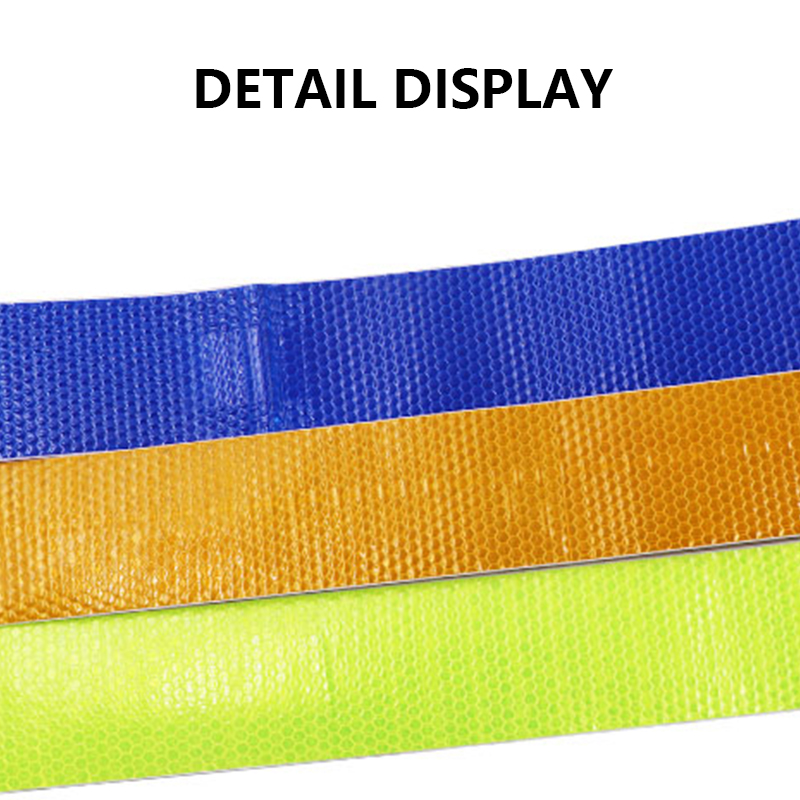 Reflecterende waarschuwingstape motorfiets veiligheidswaarschuwingstape rasterreflector reflecterende sticker accessoires auto styling sticker