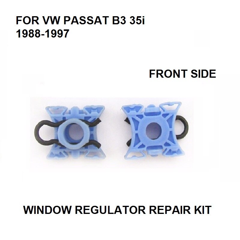 X2 VENSTER PLASTIC SLIDER CLIPS VOOR VW PASSAT B3 35i 3A5 1988-1997 VENSTER REGULATOR REPARATIE KIT LINKER of RECHTER