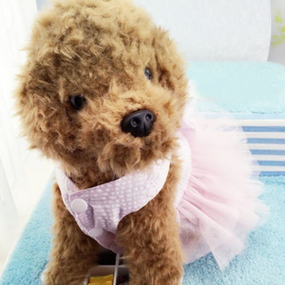 Summer Pet Dog Princess Strap Skirt Puppy Wedding Birthday Party Clothing Dress