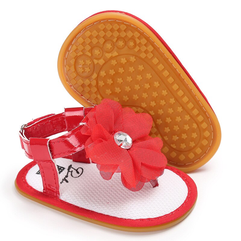 Brand Summer Newborn Baby Girl Sandals Flower Soft Sole Baby Shoes Prewalker Summer Princess Sandals for Girls
